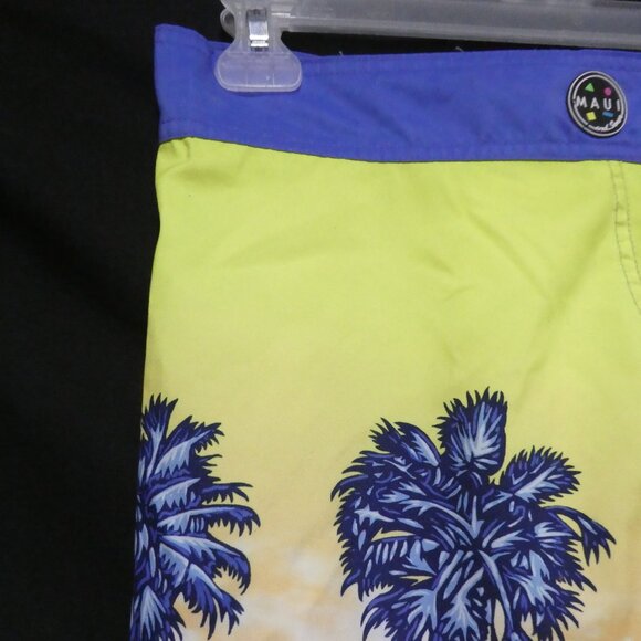 MAUI AND SONS | small | Blue and Yellow Swim Shorts - Trunks - Picture 11 of 16
